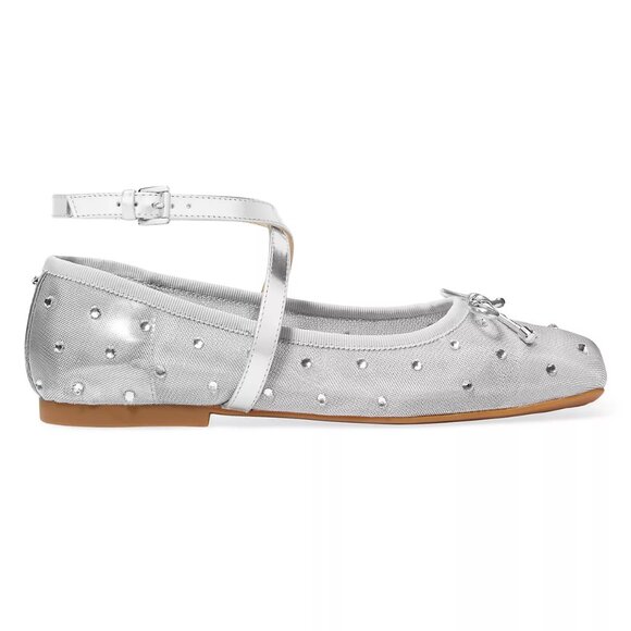 MICHAEL Michael Kors Collette Flex Embellished Mesh Ballet Flats - Picture 2 of 4